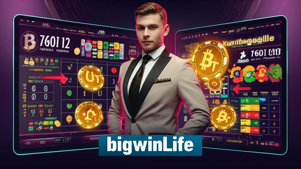 Người chơi casino trực tuyến chuyên nghiệp sử dụng chiến thuật Martingale và phương pháp gấp thếp trên nền tảng bigwinlife với biểu tượng tiền điện tử