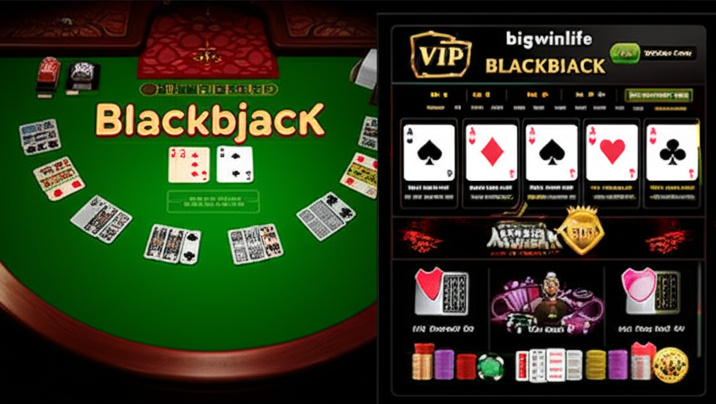 So sánh chi tiết giữa Blackjack truyền thống và bigwinlife Blackjack với các điểm khác biệt về luật chơi và trải nghiệm người dùng