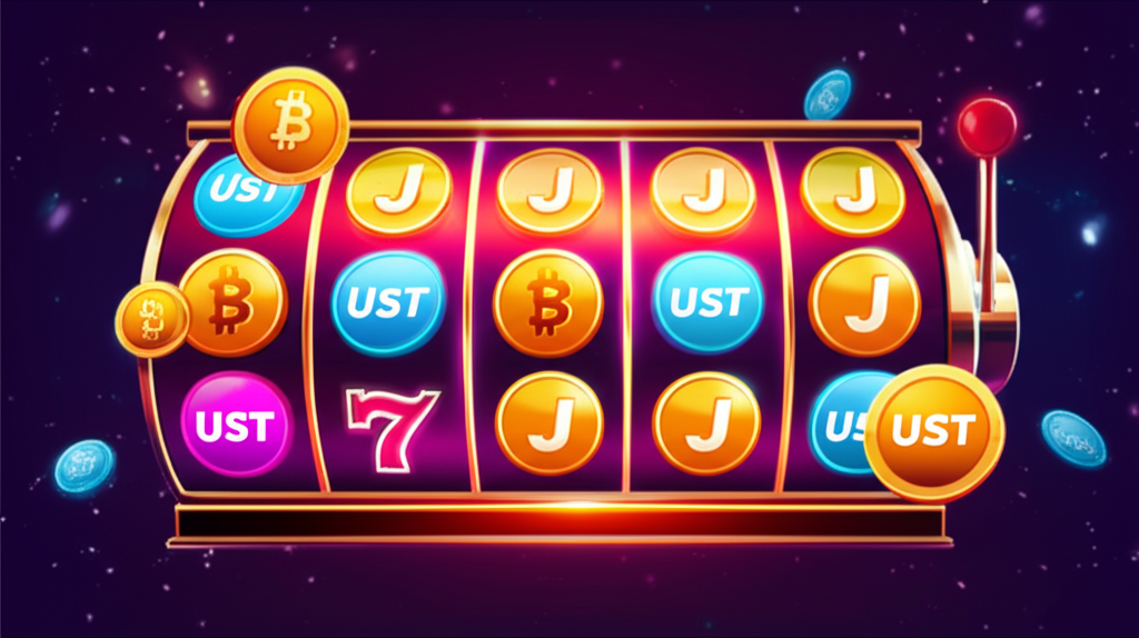Giao diện casino trực tuyến hiện đại với top 10 slot game có RTP cao nhất tại bigwinlife, biểu tượng tiền điện tử và trải nghiệm VIP