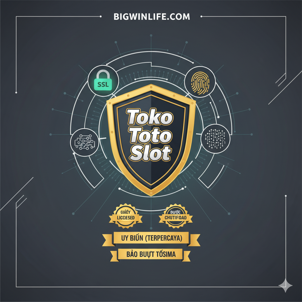 Biểu tượng Uy Tín (Terpercaya) và Bảo Mật của Toko Toto Slot