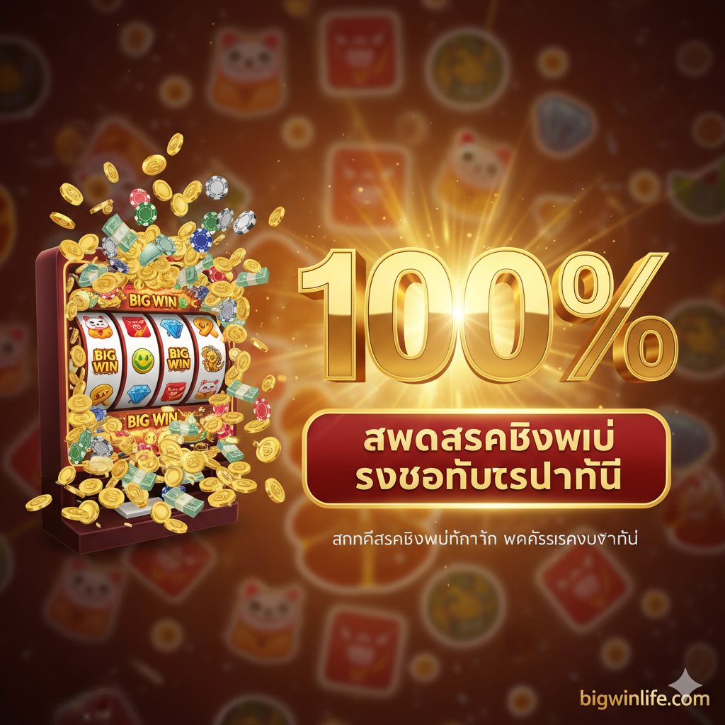 Hình ảnh quảng cáo Khuyến mãi 100% khi đăng ký tại bigwinlife.com