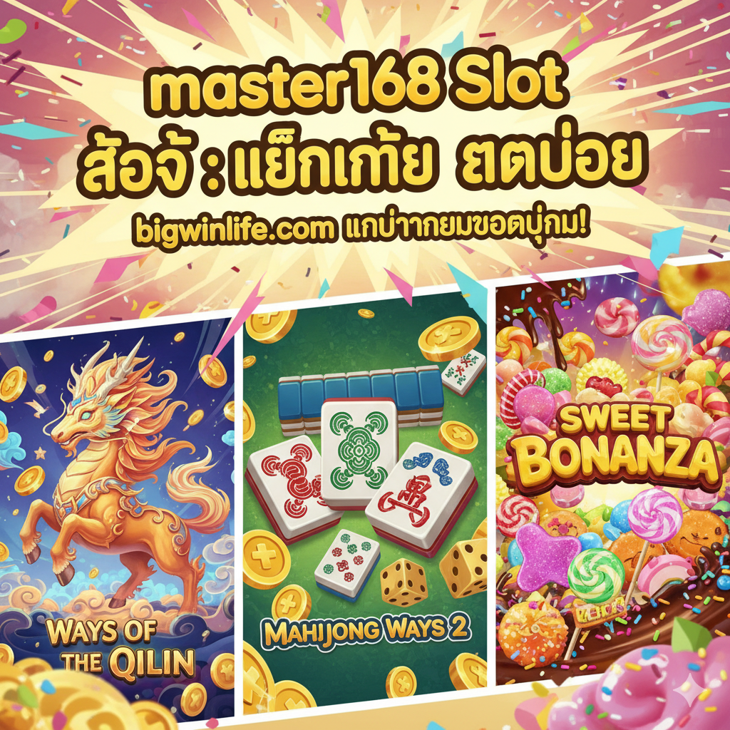 เจาะลึกเกม master168 slot ยอดนิยม