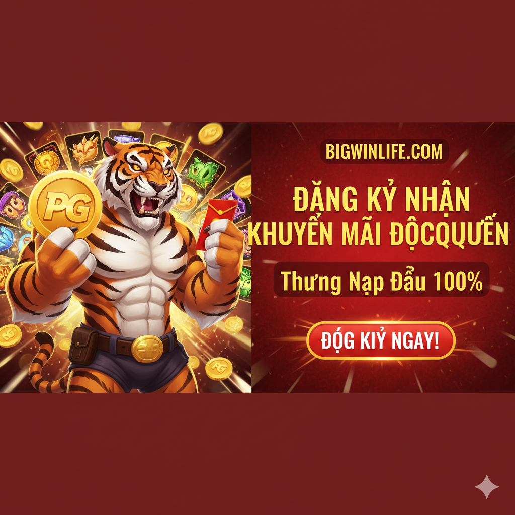 Hình ảnh minh họa cho lợi thế RTP cao (96.81%) và sự uy tín. Hình ảnh kết hợp biểu đồ tăng trưởng hoặc thanh đo chỉ số RTP cao (màu xanh lá hoặc vàng) đang vượt qua mốc 96%. Một biểu tượng 'Tín nhiệm/Đã được kiểm chứng' (Verified/Trusted) của bigwinlife.com hoặc một biểu tượng giấy phép uy tín đặt cạnh biểu đồ. Nổi bật yếu tố 'RTP CAO' và 'Độ Biến động Trung bình - Cao' bằng chữ lớn. Bố cục rõ ràng, chuyên nghiệp, tạo niềm tin cho người chơi về khả năng chiến thắng ổn định.