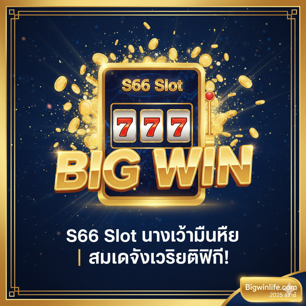 ภาพหน้าจอโทรศัพท์มือถือสองเครื่องแสดงอินเทอร์เฟซเกม S66 Slot และการทำธุรกรรม Wallet พร้อมไอคอนความเร็ว